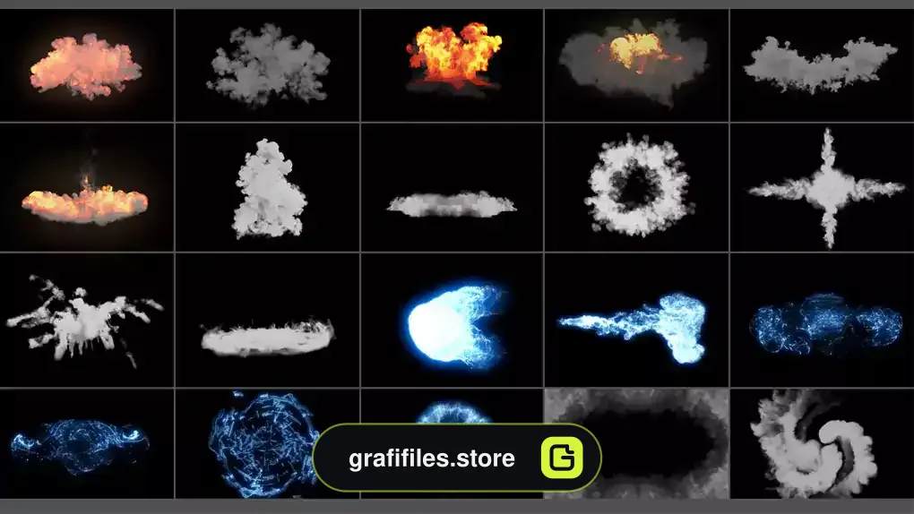 پک جلوه های ویژه VFX Element Overlays