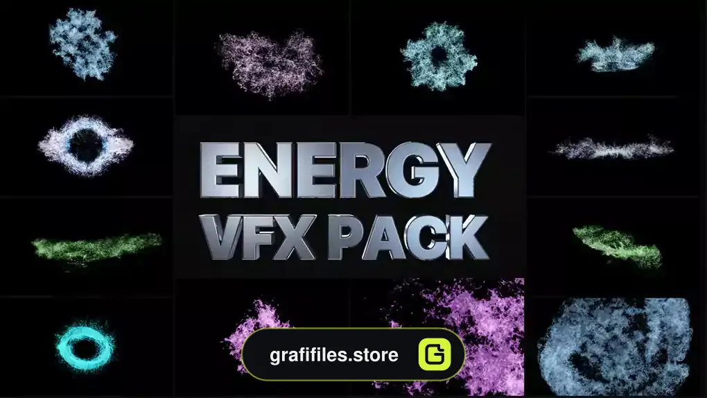پروژه افترافکت جلوه های ویژه انرژی VFX Energy Elements