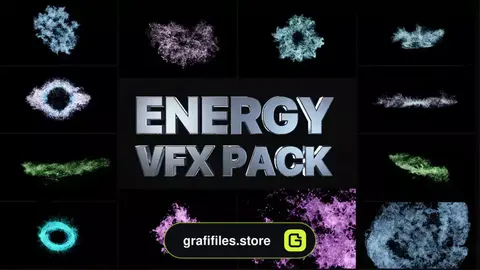 پروژه افترافکت جلوه های ویژه انرژی VFX Energy Elements