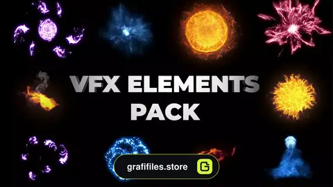 پروژه افترافکت جلوه ویژه انرژی VFX Energy Elements