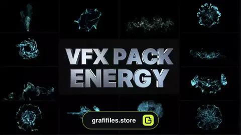 پروژه افترافکت جلوه های ویژه انرژی VFX Energy Elements