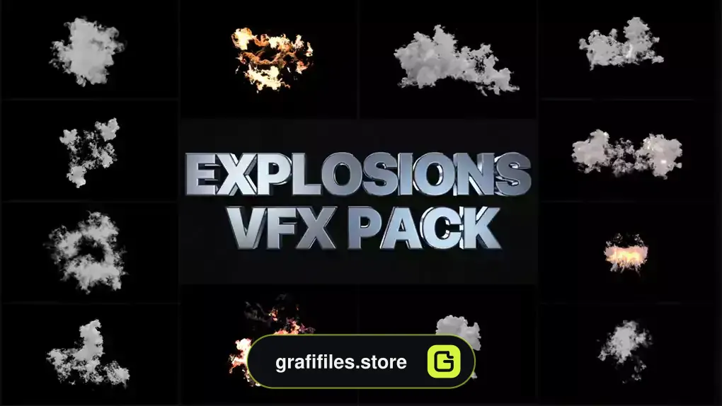 پروژه افترافکت جلوه ویژه انفجار VFX Explosions