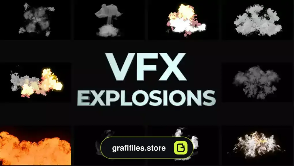 پروژه افترافکت جلوه ویژه انفجار VFX Explosions