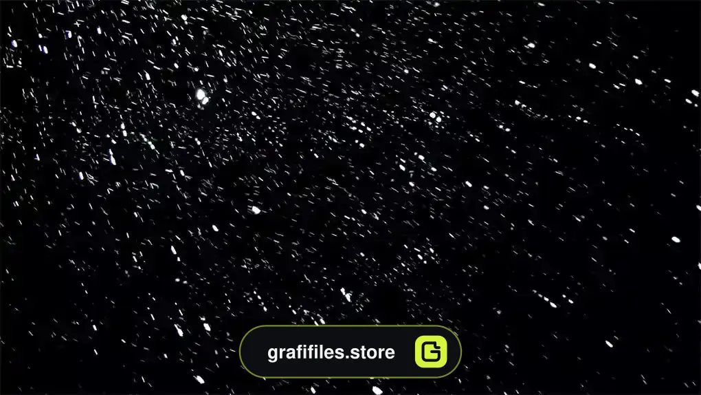 فوتیج برف Winter Snow Storm
