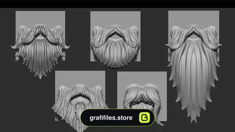 براش زیبراش ریش Zbrush – Beards VDM Brush