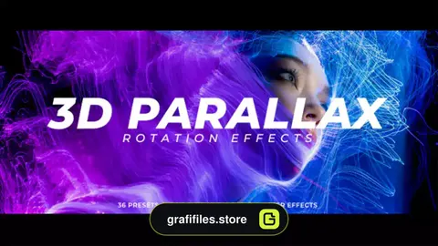 پریست افترافکت افکت سه بعدی پارالاکس 3D Parallax Rotation Effects
