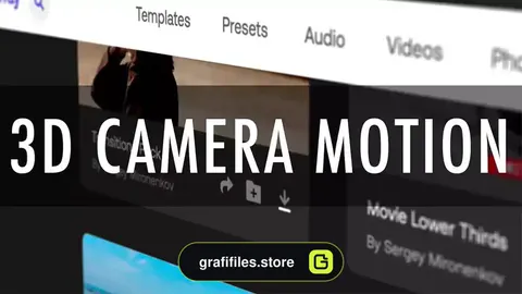 پریست افترافکت افکت صفحه نمایش سه بعدی 3D Screen Presets