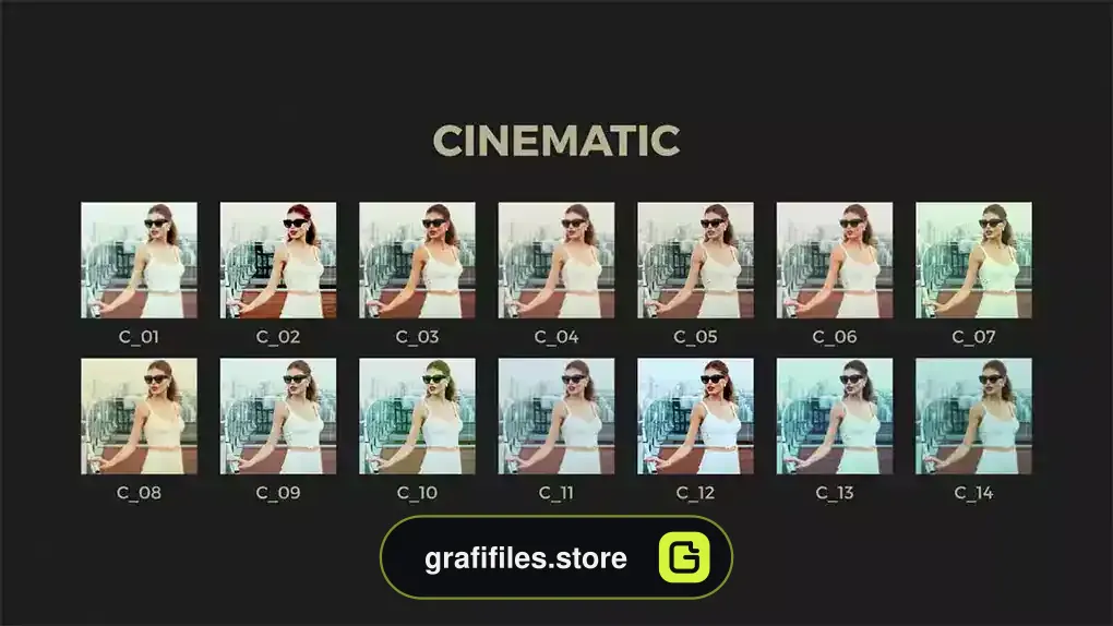 پریست افترافکت اصلاح رنگ Color Grading Presets