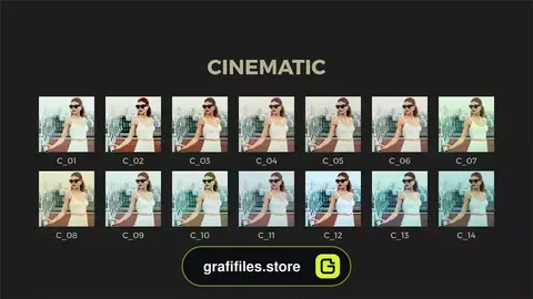 پریست افترافکت اصلاح رنگ Color Grading Presets