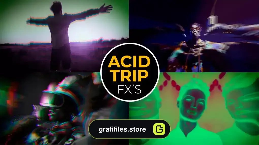 پریست افترافکت افکت اسیدی Acid Trip Effects