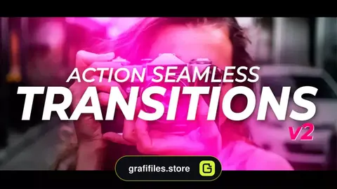 پریست افترافکت ترانزیشن اکشن Action Seamless Transitions V2