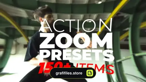 دانلود 150 پریست افترافکت زوم اکشن Action Zoom Presets Pack