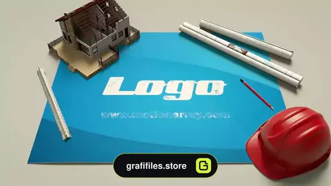 پروژه افترافکت لوگو معمار Architect Logo