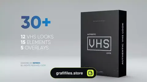 پریست افترافکت افکت نوار ویدیویی Authentic VHS Look