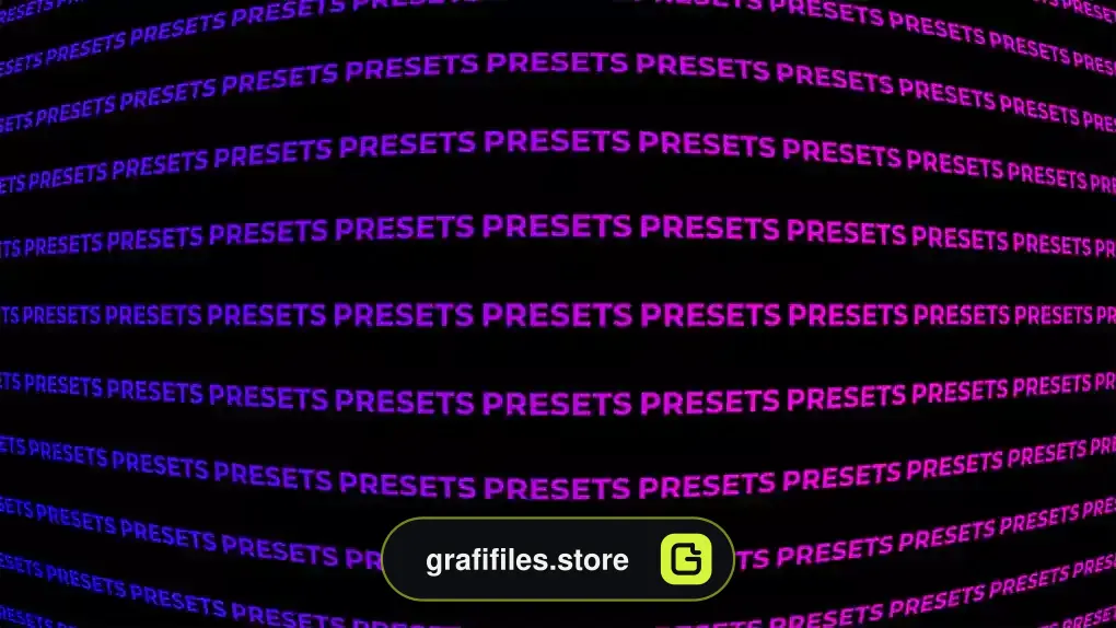 دانلود 22 پریست متن پریمیر BG Presets