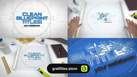 پروژه پریمیر تایتل Blueprint Titles Bundle