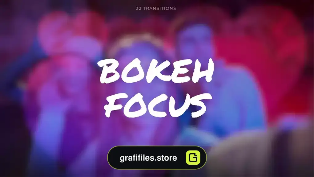 پریست افترافکت ترانزیشن فوکوس بوکه Bokeh Focus Transitions