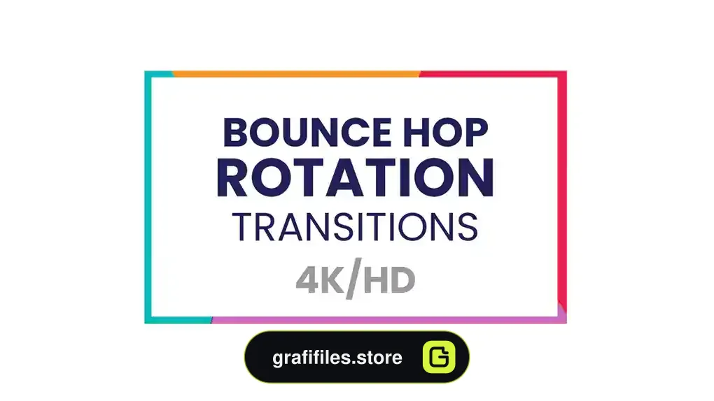 پریست افترافکت ترانزیشن Bounce Hop Rotation Transitions