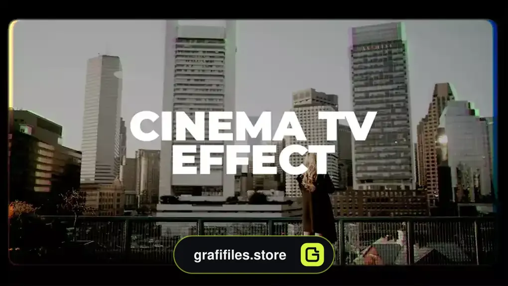 پریست پریمیر افکت سینمایی Cinema TV Effect