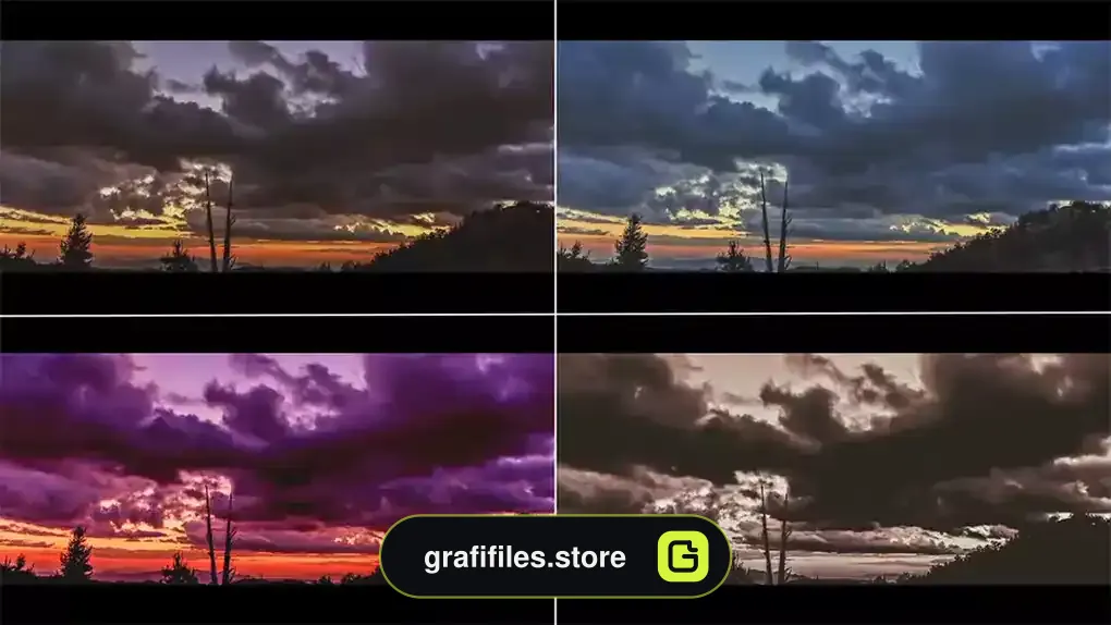 پریست افترافکت رنگ سینمایی Cinematic Color Presets