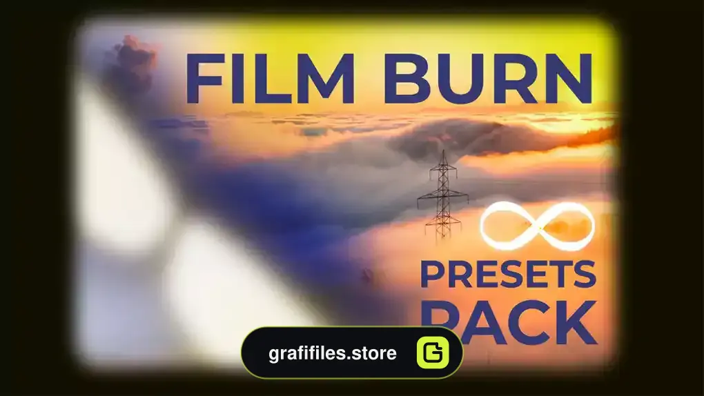 پریست پریمیر ساخت افکت سوختن فیلم Color Film Burn Generator