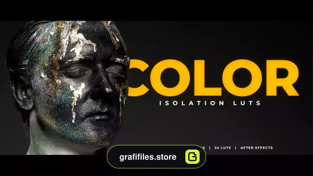 پریست افترافکت افکت جداسازی رنگ فیلم Color Isolation LUTs