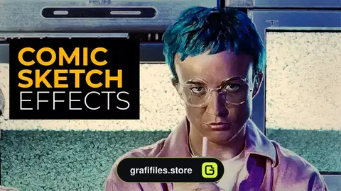پریست افترافکت افکت کمیک Comic Sketch Effects