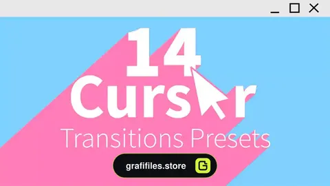 دانلود 14 پریست پریمیر ترانزیشن مکان نما کامپیوتر Computer Cursor Transitions Presets
