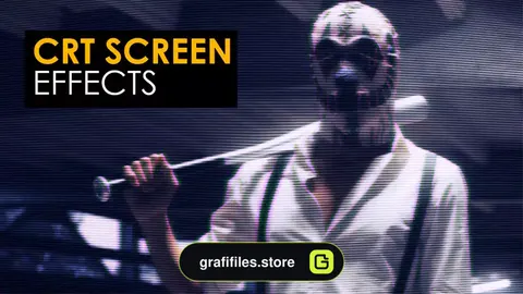 دانلود 18 پریست افترافکت افکت صفحه نمایش CRT Screen Effects