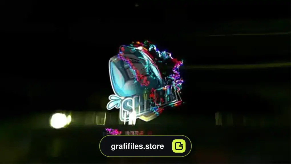 پروژه افترافکت لوگو نئون Cyber Neon Logo Reveal