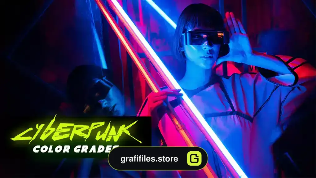 پریست رنگ سایبرپانک افترافکت Cyberpunk Color Grades