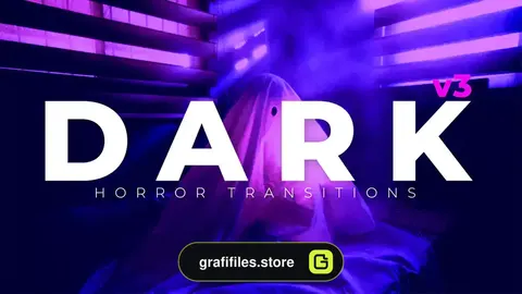 پریست افترافکت ترانزیشن ترسناک Dark Horror Transitions V3