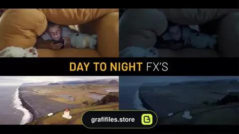 پریست افترافکت تبدیل روز به شب Day To Night Effects