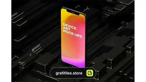 موکاپ تبلت، موبایل و ساعت هوشمند Device Art MockUp 017