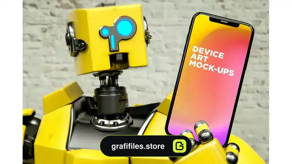 موکاپ تبلت، موبایل و ساعت هوشمند Device Art MockUp 019