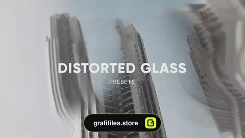 پریست افترافکت Distorted Glass