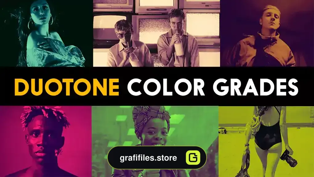 دانلود 35 پریست افترافکت اصلاح رنگ Duotone Color Grades