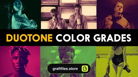 دانلود 35 پریست افترافکت اصلاح رنگ Duotone Color Grades