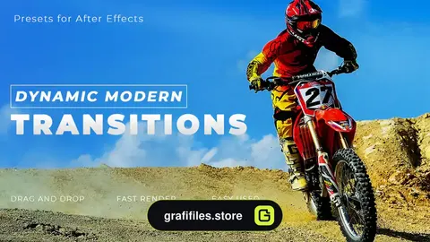 پریست افترافکت ترانزیشن داینامیک مدرن Dynamic Modern Transitions