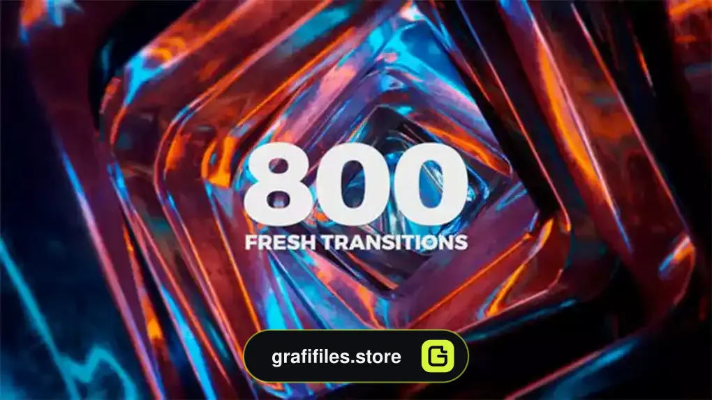 دانلود 800 ترانزیشن افترافکت Fresh Transitions