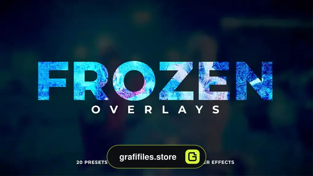 پریست افترافکت افکت پوشش یخی Frozen Overlay Effects