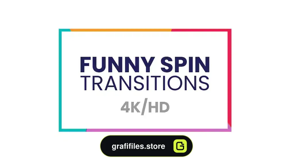 پریست افترافکت ترانزیشن Funny Spin Transitions