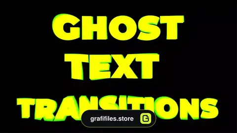پریست متن افترافکت Ghost Text Animations