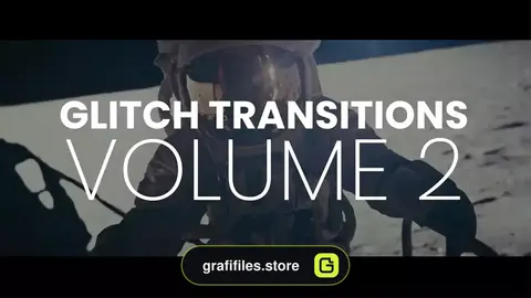 پریست افترافکت ترانزیشن گلیچ Glitch Transitions Vol2