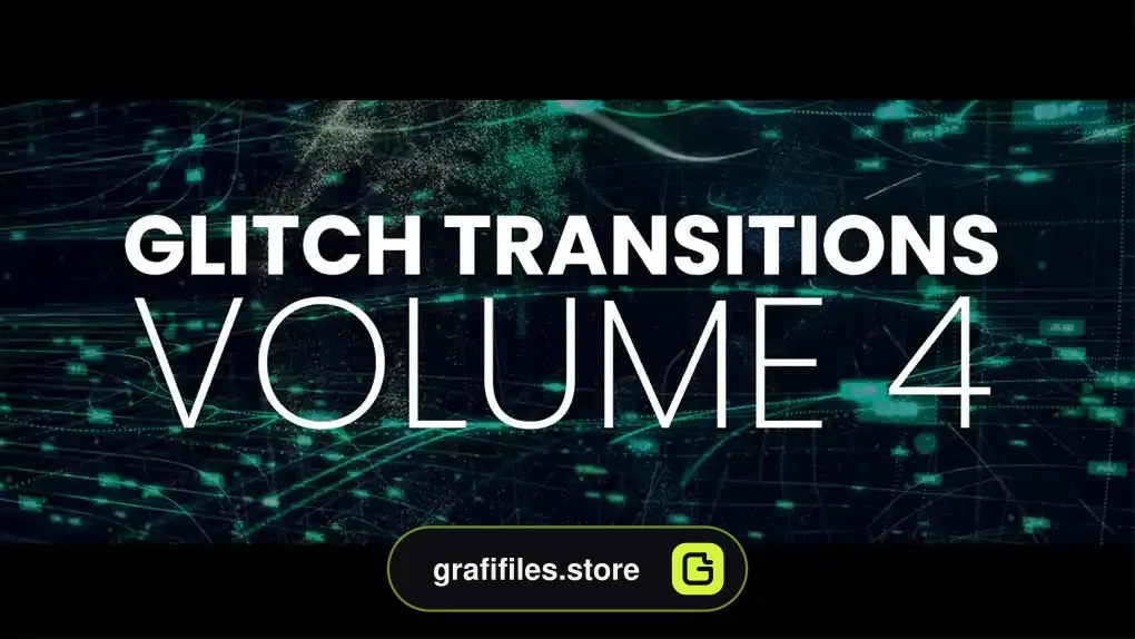 پریست افترافکت ترانزیشن گلیچ Glitch Transitions Vol4