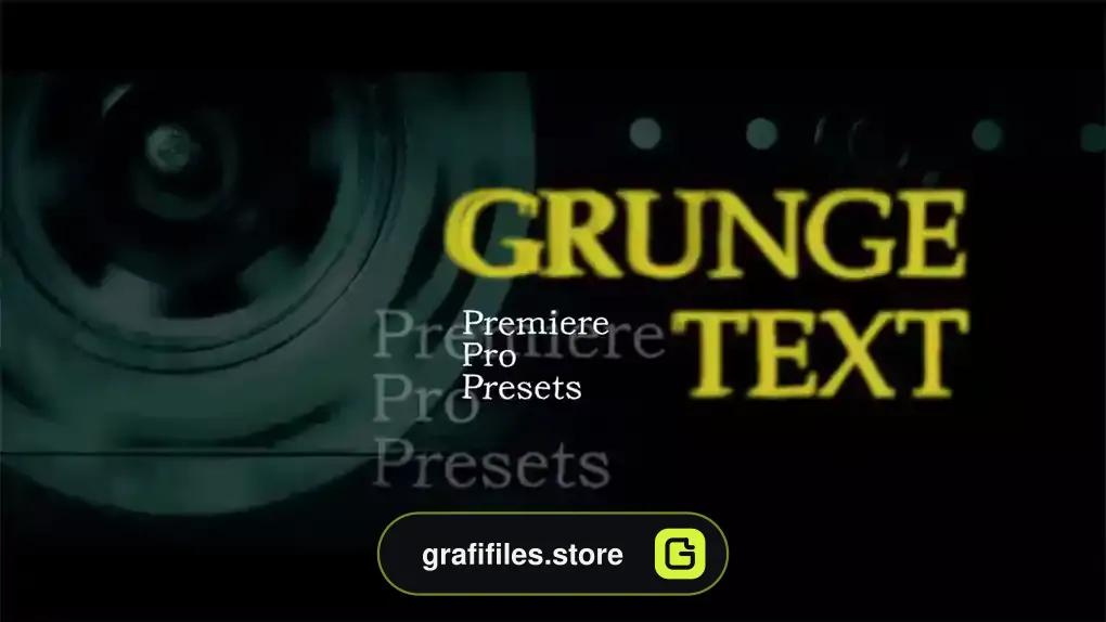 پریست پریمیر متن گرانج Grunge Text