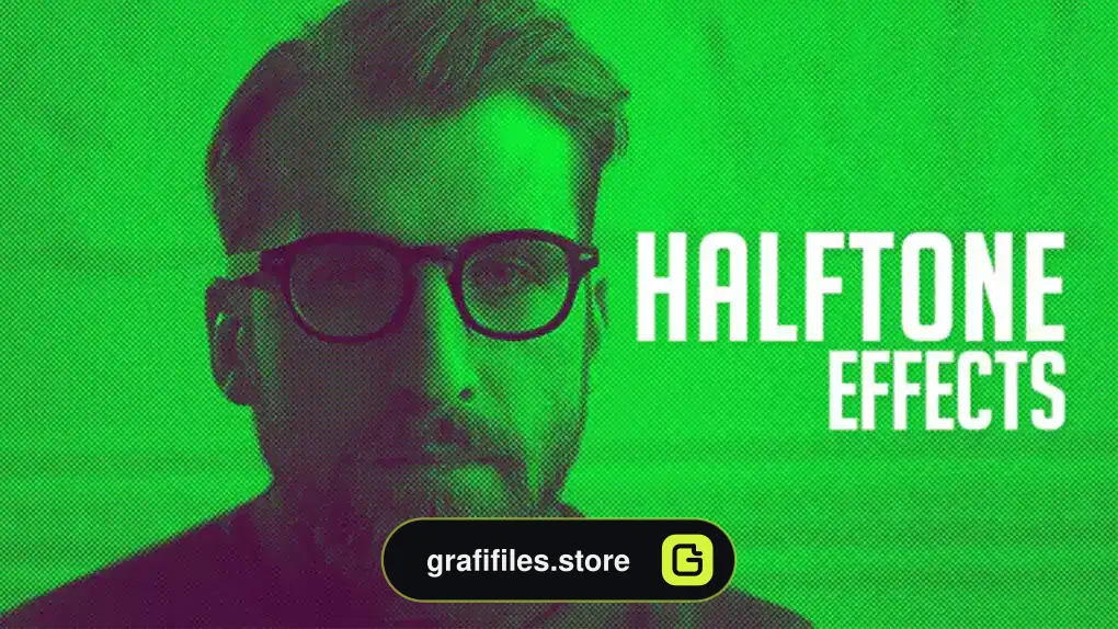 پریست پریمیر افکت سایه رنگی Halftone Effects