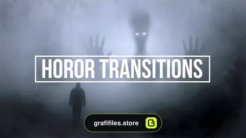 پریست افترافکت ترانزیشن ترسناک Horror Transitions