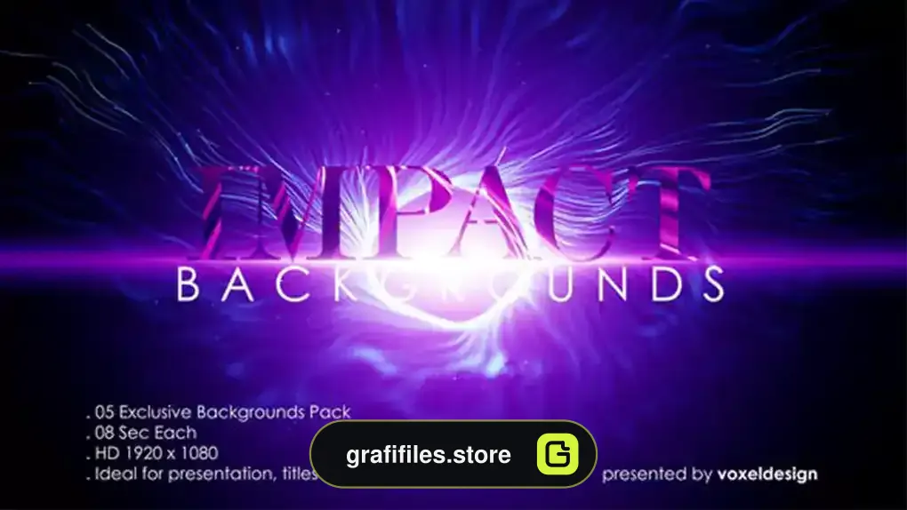 بک گراند موشن گرافیک Impact Backgrounds