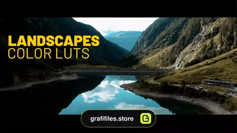 پریست رنگ لنداسکیپ افترافکت Landscapes LUTs